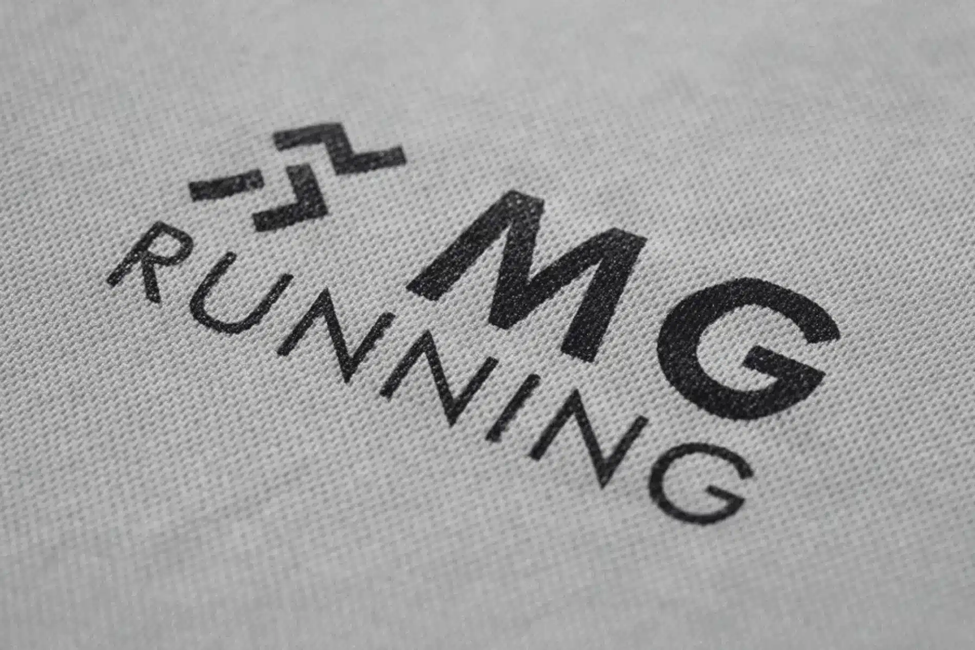 Tee shirt en polyester floqué