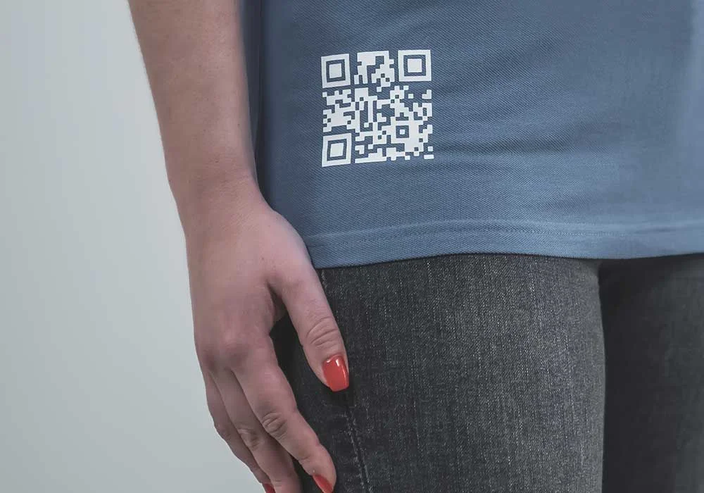 QR code sur vêtements